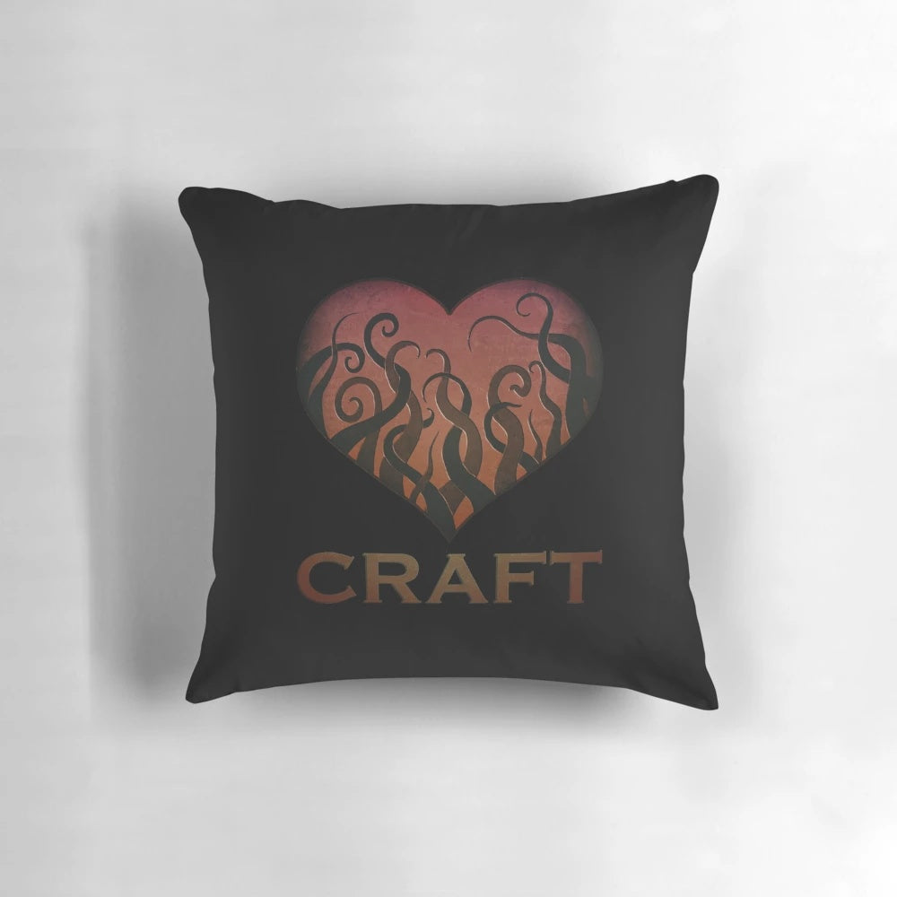 Lovecraft-inspired Cthulhu pillow with tentacles and dark fantasy elements