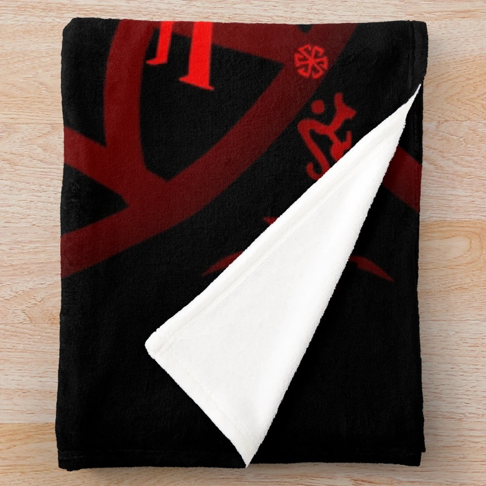 Cthulhu plush blanket with cosmic horror design
