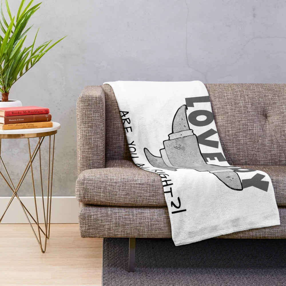 Lovejoy inspired plush blanket with cool design for fans