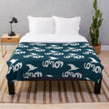 Lovejoy inspired plush blanket with band and music design