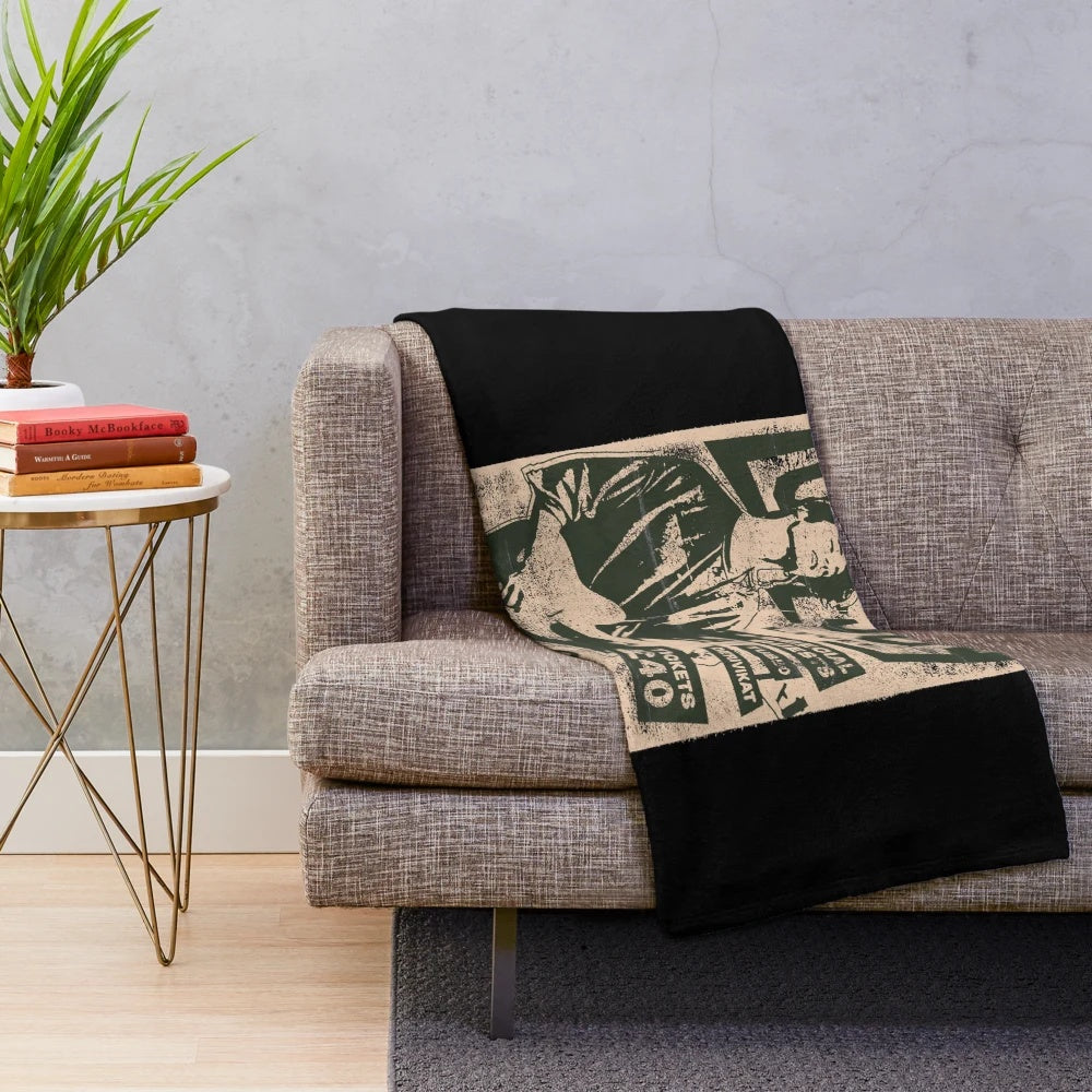 Lovejoy Inspired Plush Blanket with 90s Retro Design