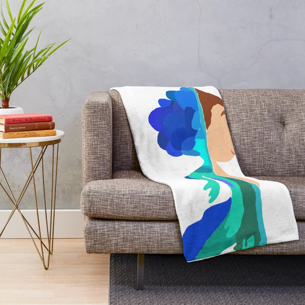 Soft, plush blanket featuring characters and scenes from the Pixar film Luca