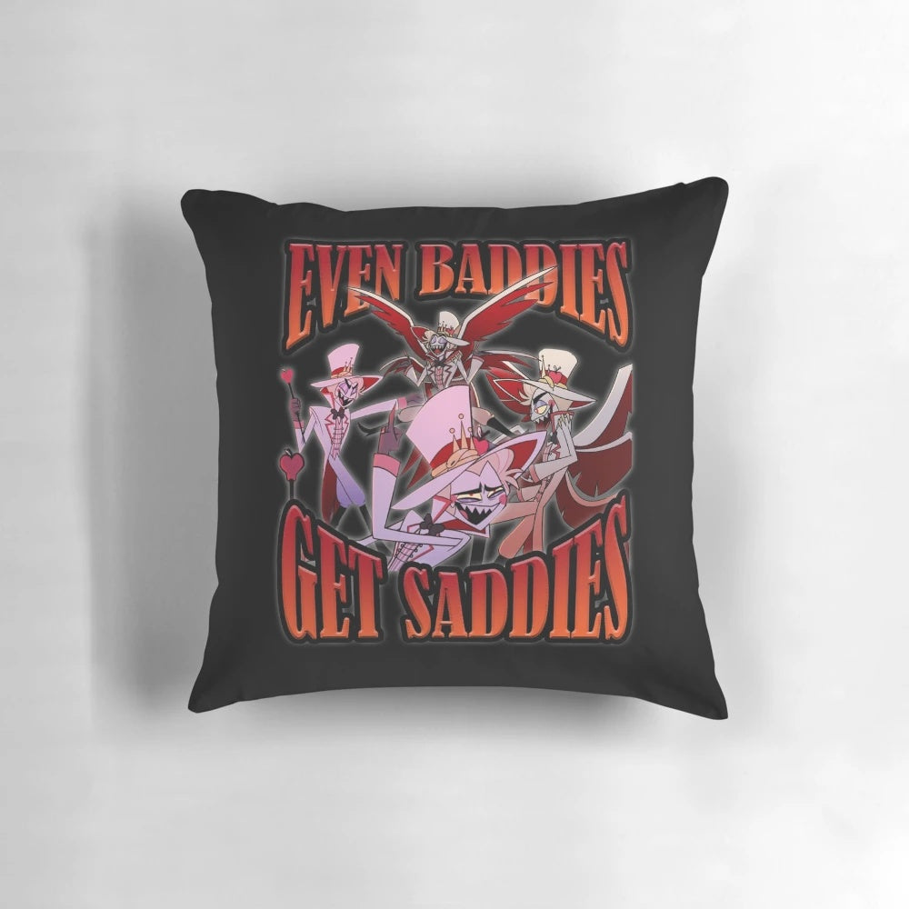 Lucifer Morningstar Hazbin Hotel Pillow with Text