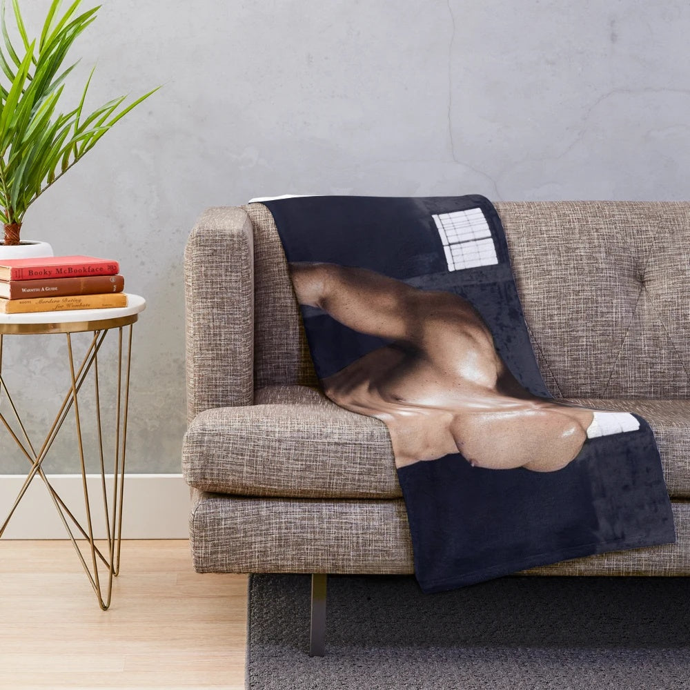 Tom Ellis as Lucifer on Plush Blanket