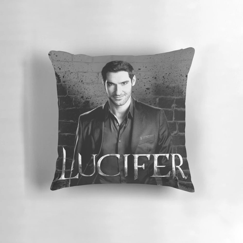 "Lucifer Morningstar Pillow - Soft, Comfortable Cushion for Fans of the TV Series"