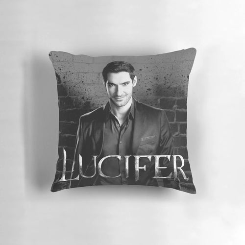 "Lucifer Morningstar Pillow - Soft, Comfortable Cushion for Fans of the TV Series"