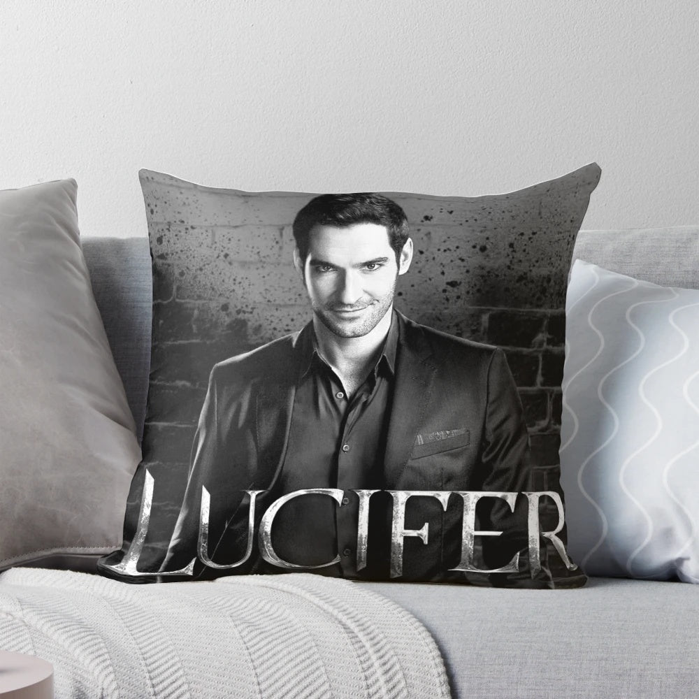 "Lucifer Morningstar Pillow - Soft, Comfortable Cushion for Fans of the TV Series"