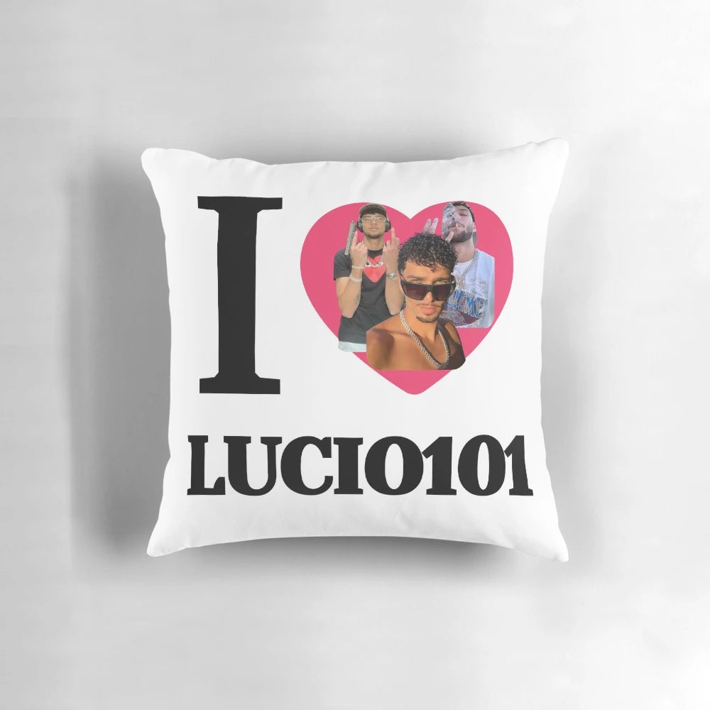 Lucio101 German Rapper Pillow - Stylish Decor for Hip Hop Fans