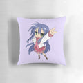 Konata Izumi from the anime Lucky Star on a decorative plush pillow