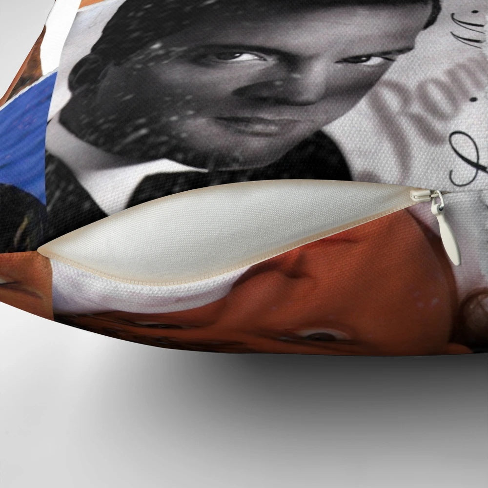 Decorative Pillow Featuring the Iconic Mexican Artist Luis Miguel