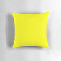 Bright fluorescent neon yellow accent pillow