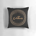 Soft, plush ACOTAR-inspired pillow with a design featuring the Night Court, Velaris, and the City of Starlight