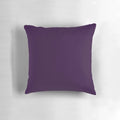 Richly-hued aubergine or dark purple pillow with a minimalist design, perfect for adding a touch of elegance to any space.