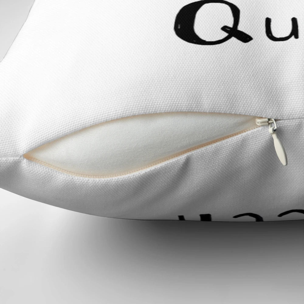 Plush avocado-shaped pillow with a regal crown design