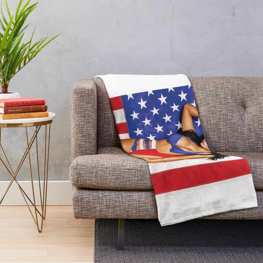 Nicki Minaj Barbz Plush Blanket with Soft, Cozy Fabric