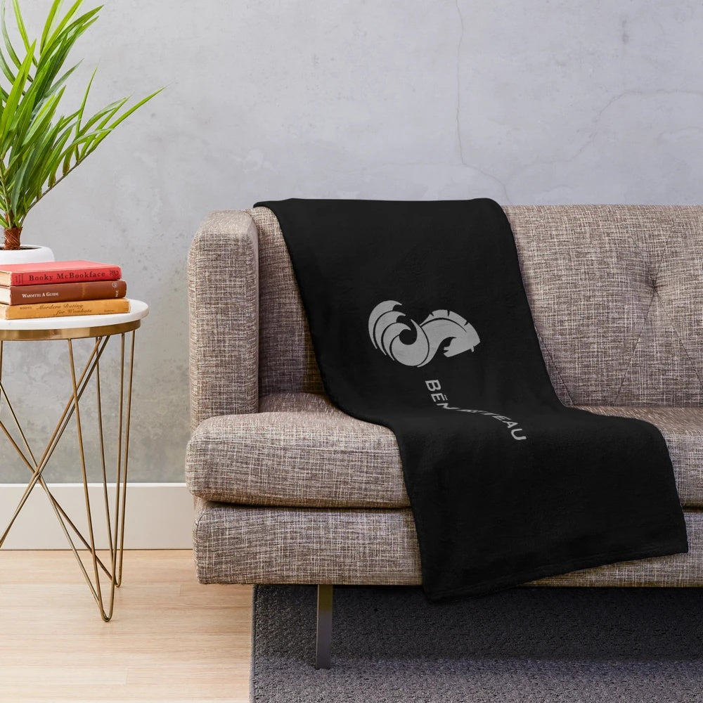 Beneteau Yachts inspired plush blanket for cozy boat or yacht decor