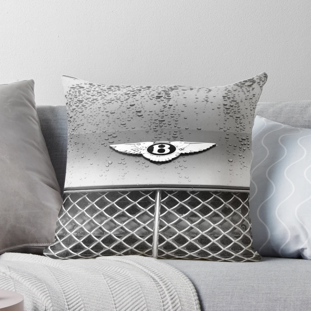 Bentley Grill Pillow, a stylish car-themed home accessory for Bentley super car fans