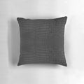 Black crocodile leather print pillow, high-quality textured pillow for home interior