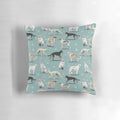 Plush Borzoi pillow with soft, silken fabric