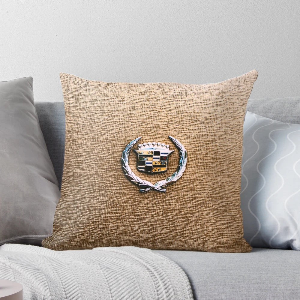 Soft, high-quality Cadillac-branded pillow featuring the iconic Cadillac logo