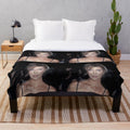 Charlize Theron plush blanket for cozy home decor