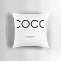 Coco-inspired luxury pillow with a modern, chic design