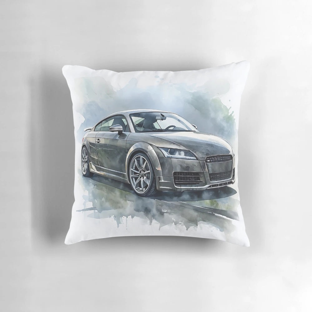 Coupe car-themed decorative pillow for home and office