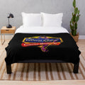 Crown Royal-inspired plush blanket with a cozy, luxurious feel