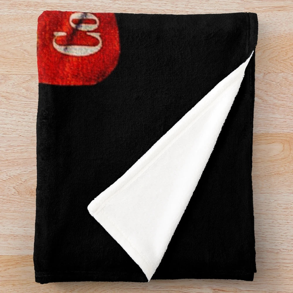 Crown Royal-inspired plush blanket with a cozy, luxurious feel