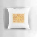 Soft and plush custard cream-colored pillow for comfortable home decor