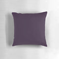 Dark purple violet colored pillow with a simple, solid design