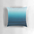 Deep blue pillow with soothing ocean wave design