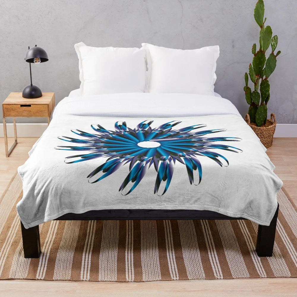 Soft, Plush Blanket with Stylish, Symmetrical Design