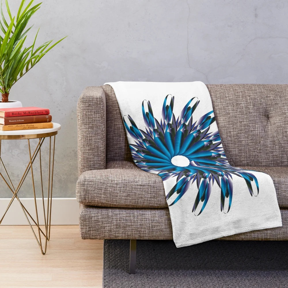 Soft, Plush Blanket with Stylish, Symmetrical Design