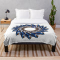 Luxurious Designer Plush Blanket with Vibrant Pattern