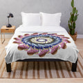 Soft and stylish designer's plush blanket