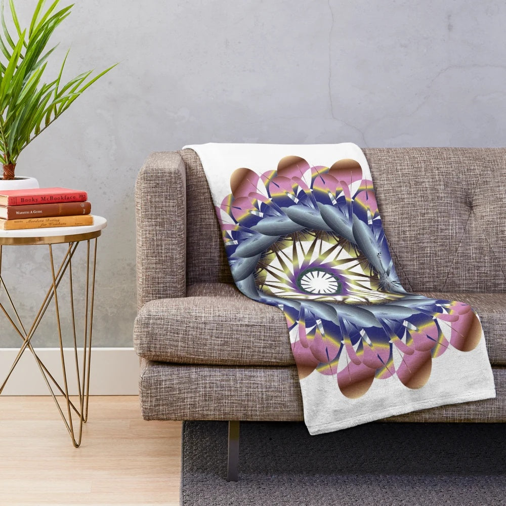 Soft and stylish designer's plush blanket