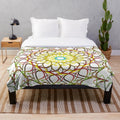 Stylish and cozy designer's plush blanket for home decoration