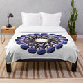 Vibrant and stylish plush designer blanket