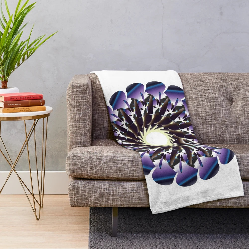 Vibrant and stylish plush designer blanket