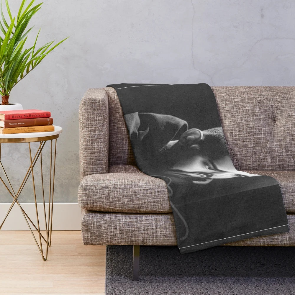 Drake-inspired plush blanket with soft, cozy texture