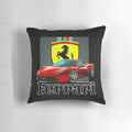 Soft, plush pillow featuring the iconic Ferrari sports car design