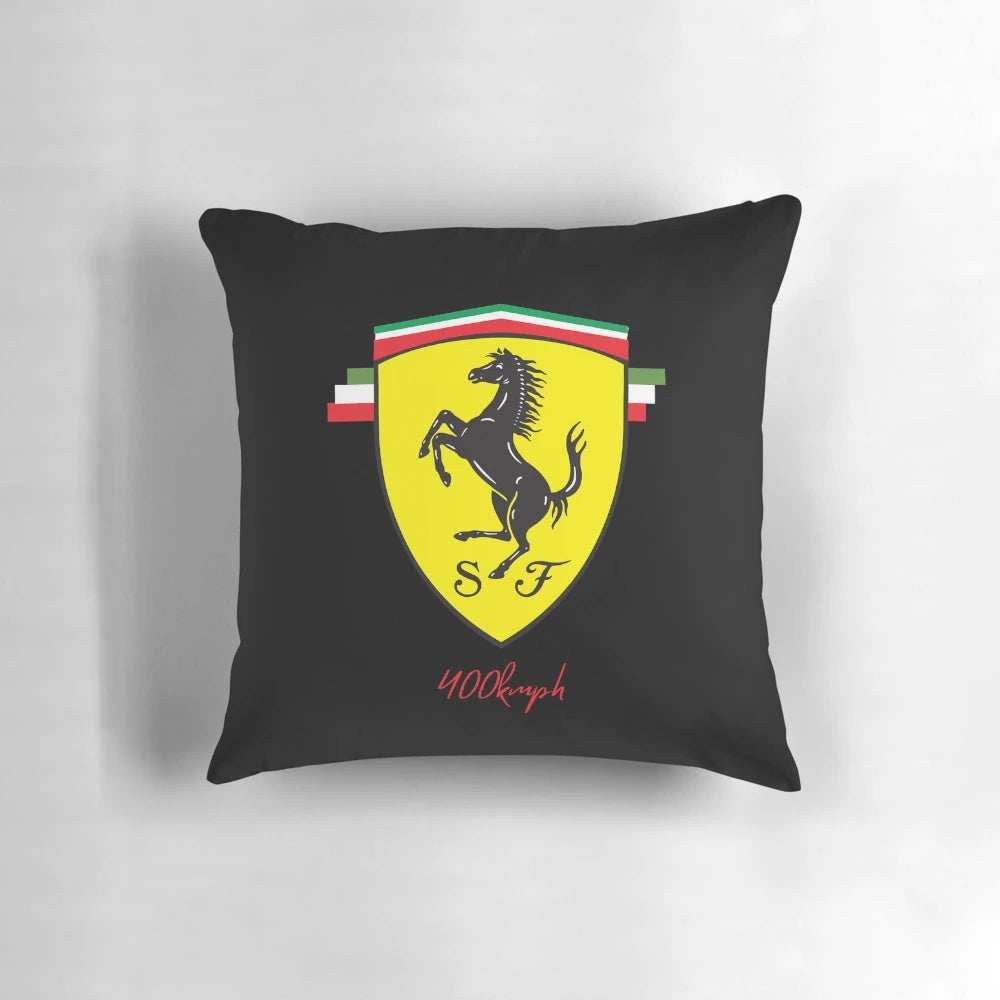 Plush Ferrari-themed Pillow - Soft, High-Quality Home Decor