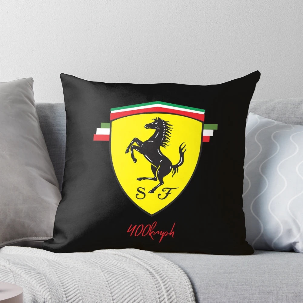 Plush Ferrari-themed Pillow - Soft, High-Quality Home Decor
