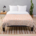 Plush giraffe-inspired blanket for a cozy and stylish addition to any home