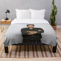 Soft and cozy plush blanket featuring the image of actor Jason Bateman