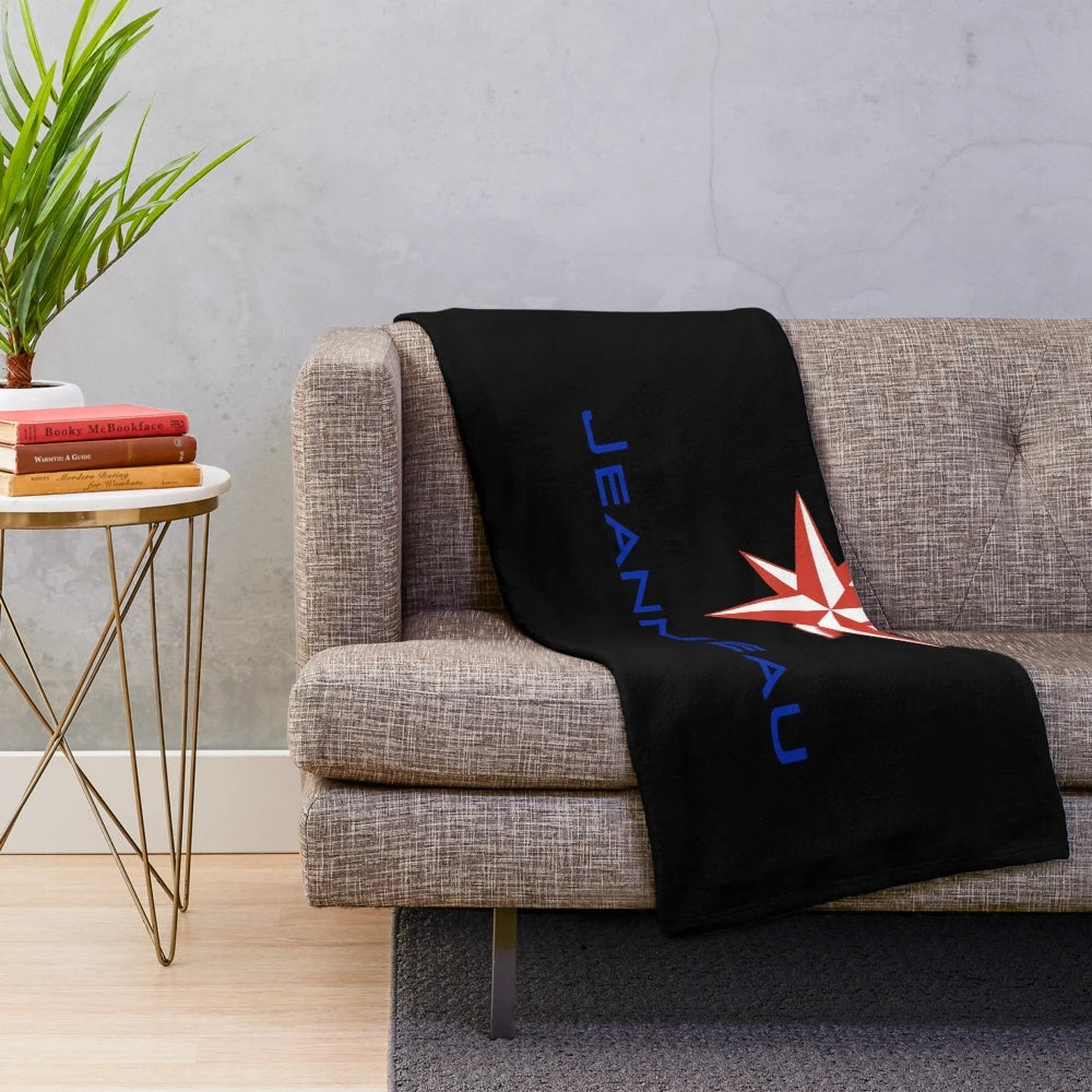 Jeanneau Yachts themed plush blanket