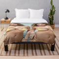 Kate Upton inspired plush blanket for summer