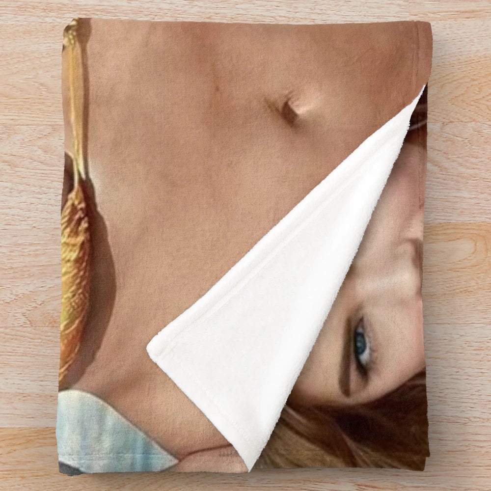 Kate Upton inspired plush blanket for summer