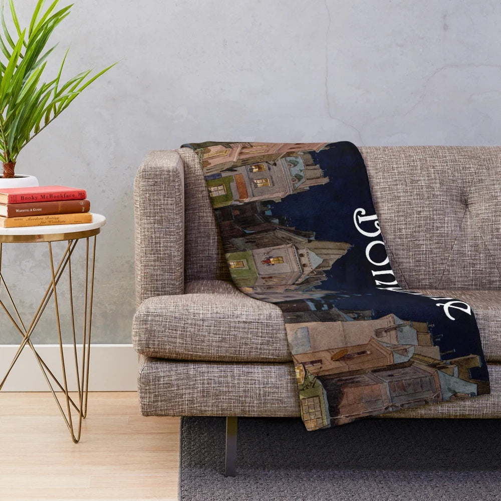 Soft and Cozy La Boheme Inspired Plush Blanket